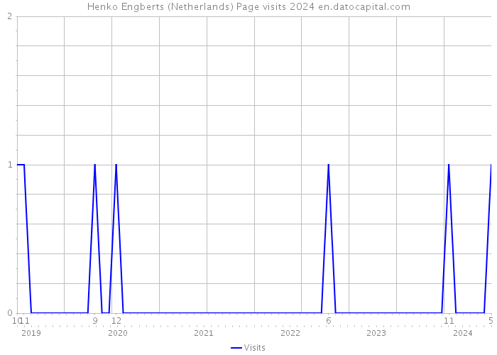 Henko Engberts (Netherlands) Page visits 2024 