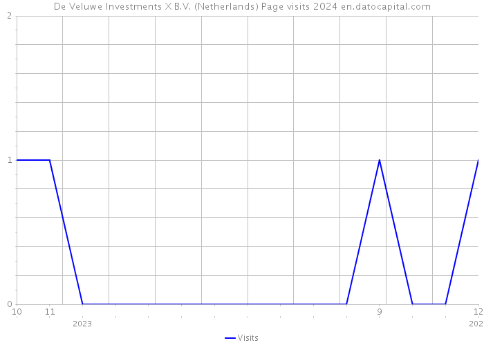 De Veluwe Investments X B.V. (Netherlands) Page visits 2024 