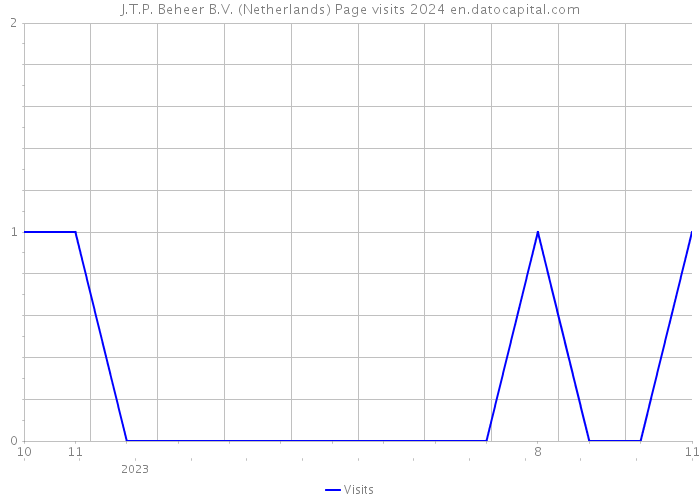 J.T.P. Beheer B.V. (Netherlands) Page visits 2024 