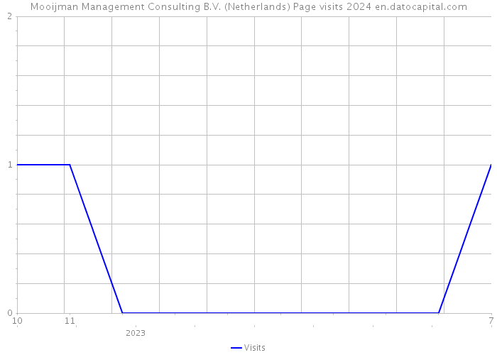 Mooijman Management Consulting B.V. (Netherlands) Page visits 2024 