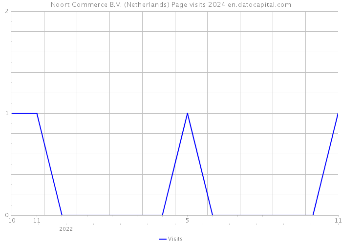 Noort Commerce B.V. (Netherlands) Page visits 2024 