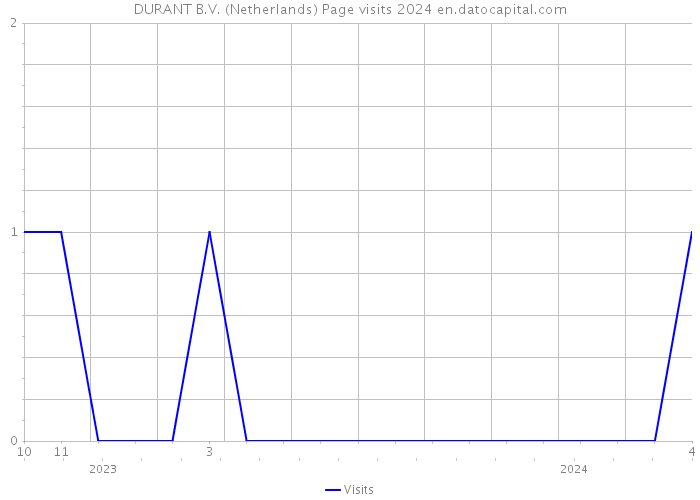 DURANT B.V. (Netherlands) Page visits 2024 