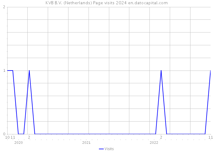 KVB B.V. (Netherlands) Page visits 2024 