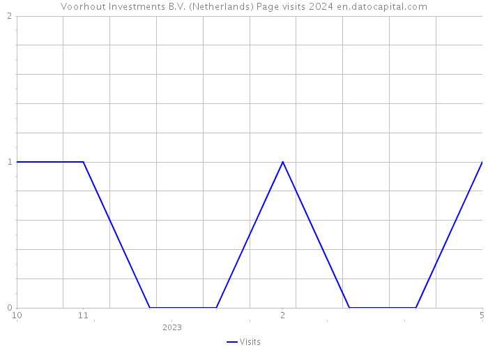 Voorhout Investments B.V. (Netherlands) Page visits 2024 