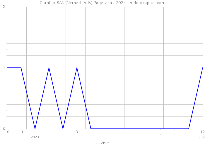 Comfox B.V. (Netherlands) Page visits 2024 