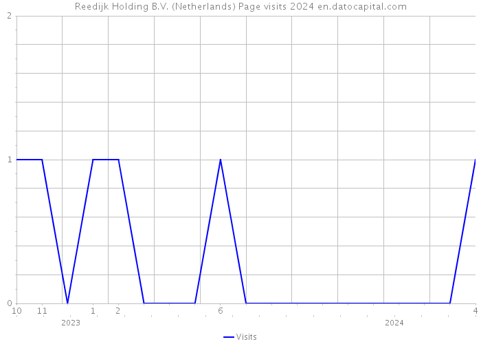 Reedijk Holding B.V. (Netherlands) Page visits 2024 