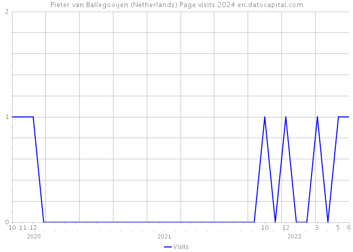 Pieter van Ballegooijen (Netherlands) Page visits 2024 