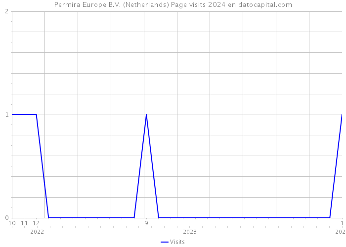Permira Europe B.V. (Netherlands) Page visits 2024 