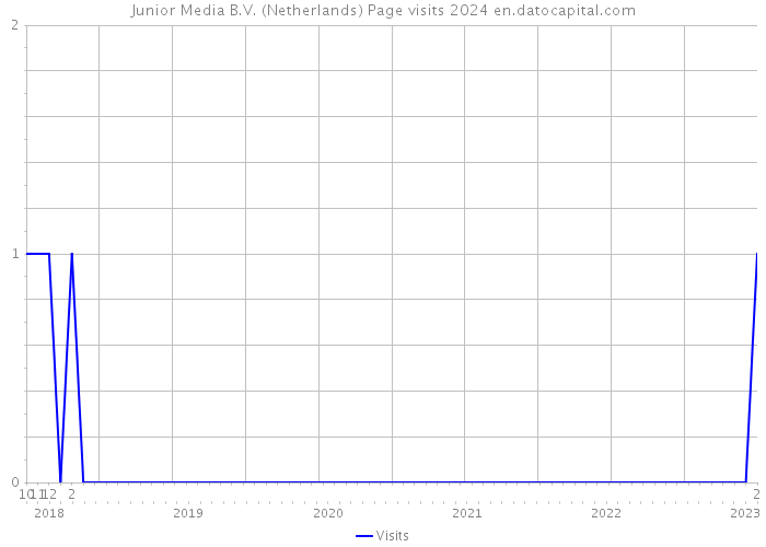 Junior Media B.V. (Netherlands) Page visits 2024 