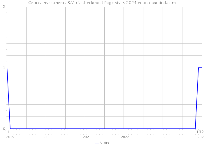 Geurts Investments B.V. (Netherlands) Page visits 2024 