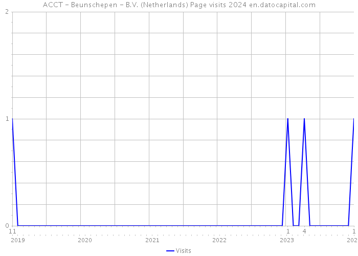 ACCT - Beunschepen - B.V. (Netherlands) Page visits 2024 