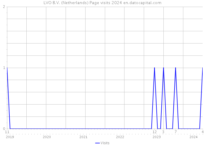 LVO B.V. (Netherlands) Page visits 2024 