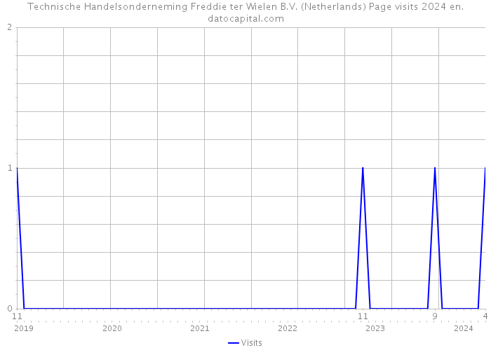 Technische Handelsonderneming Freddie ter Wielen B.V. (Netherlands) Page visits 2024 