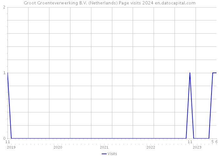 Groot Groenteverwerking B.V. (Netherlands) Page visits 2024 