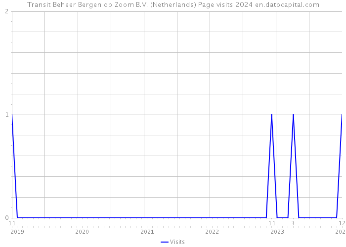 Transit Beheer Bergen op Zoom B.V. (Netherlands) Page visits 2024 