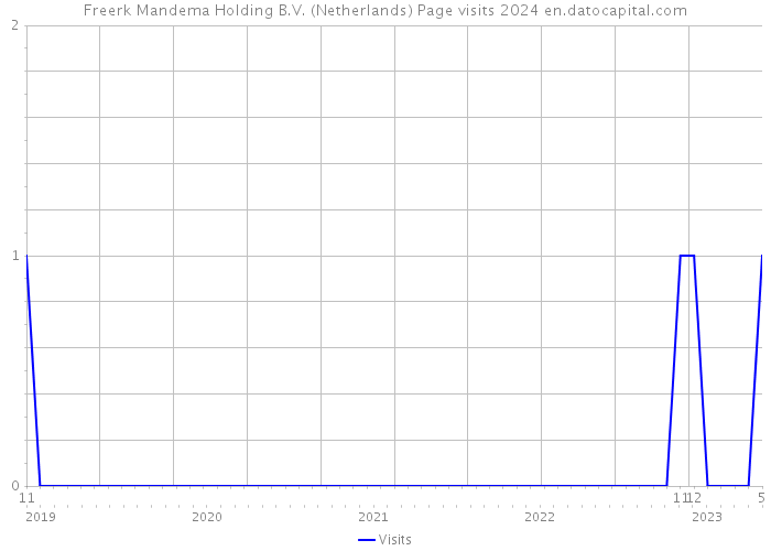 Freerk Mandema Holding B.V. (Netherlands) Page visits 2024 