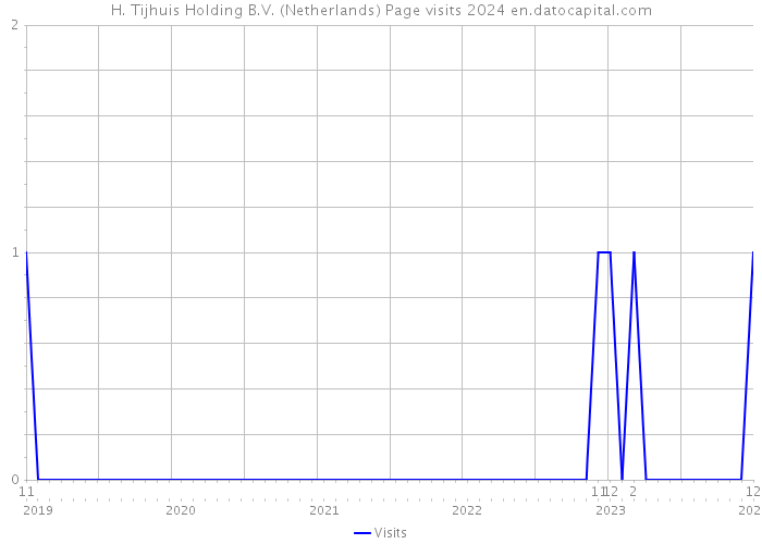 H. Tijhuis Holding B.V. (Netherlands) Page visits 2024 