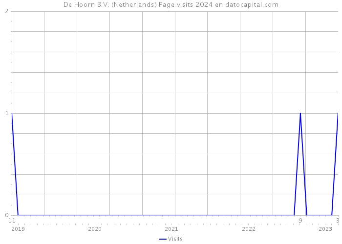 De Hoorn B.V. (Netherlands) Page visits 2024 