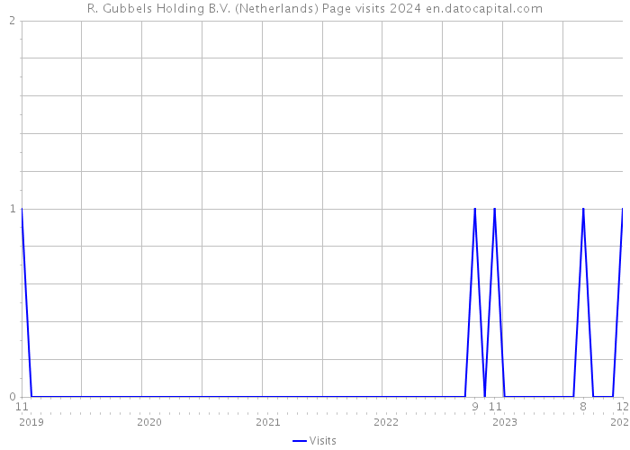 R. Gubbels Holding B.V. (Netherlands) Page visits 2024 