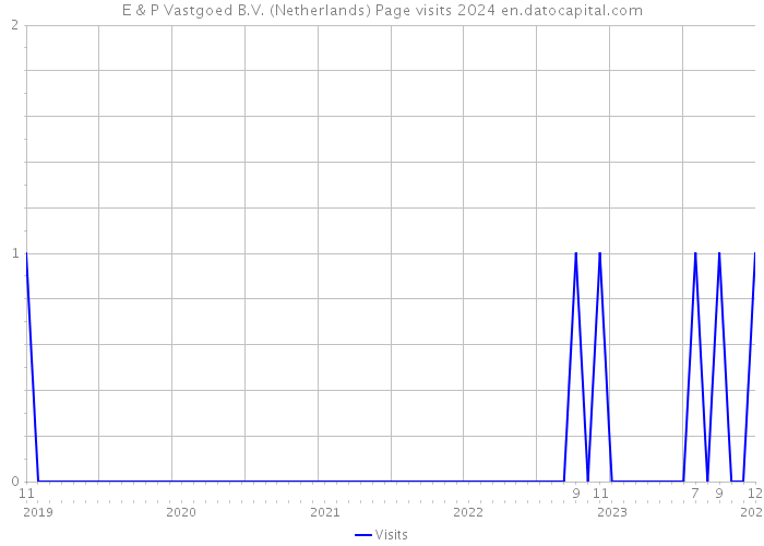 E & P Vastgoed B.V. (Netherlands) Page visits 2024 