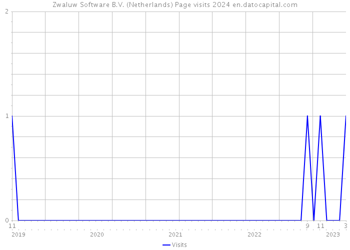 Zwaluw Software B.V. (Netherlands) Page visits 2024 