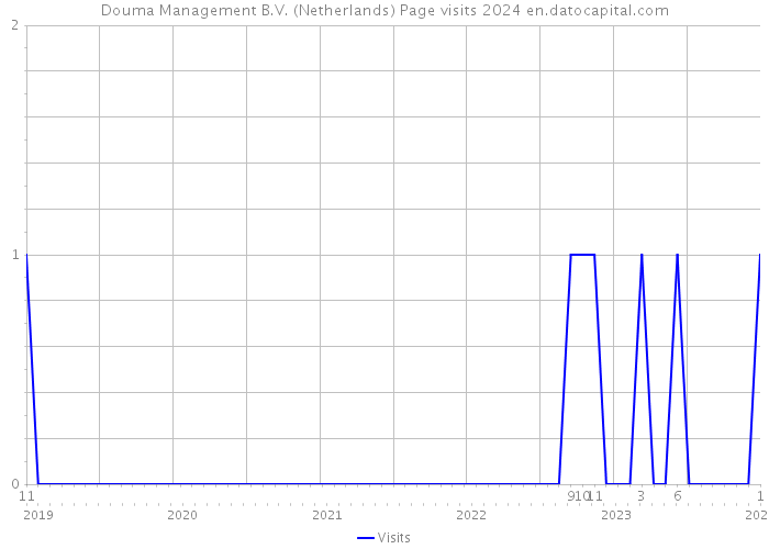 Douma Management B.V. (Netherlands) Page visits 2024 