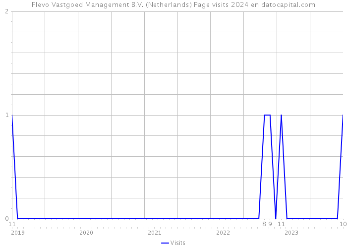 Flevo Vastgoed Management B.V. (Netherlands) Page visits 2024 
