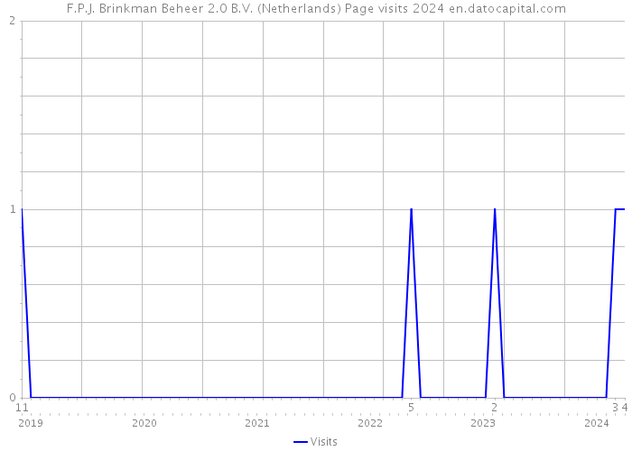 F.P.J. Brinkman Beheer 2.0 B.V. (Netherlands) Page visits 2024 