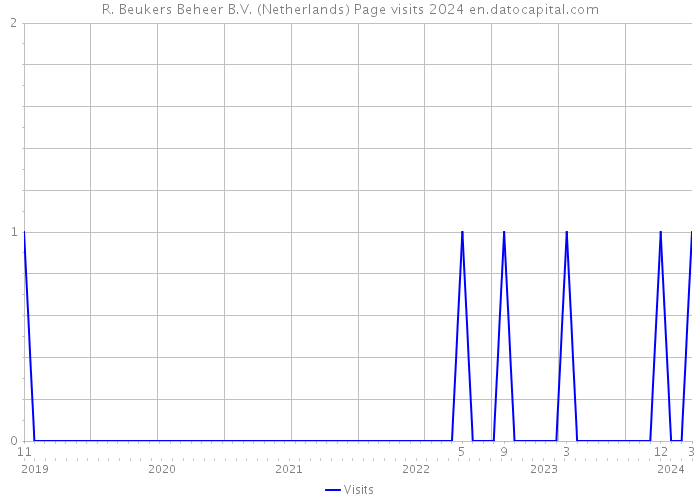 R. Beukers Beheer B.V. (Netherlands) Page visits 2024 
