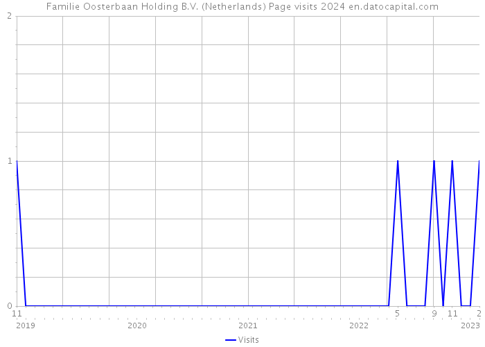Familie Oosterbaan Holding B.V. (Netherlands) Page visits 2024 