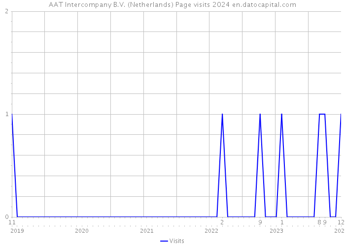 AAT Intercompany B.V. (Netherlands) Page visits 2024 