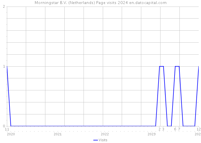 Morningstar B.V. (Netherlands) Page visits 2024 