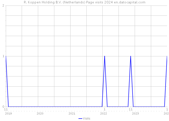 R. Koppen Holding B.V. (Netherlands) Page visits 2024 