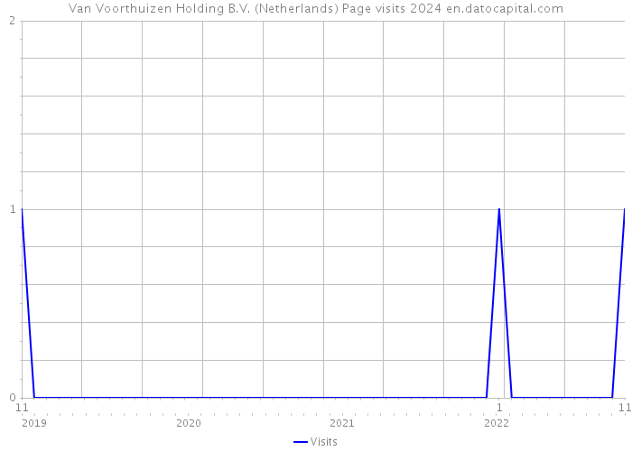 Van Voorthuizen Holding B.V. (Netherlands) Page visits 2024 