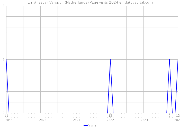 Ernst Jasper Verspuij (Netherlands) Page visits 2024 