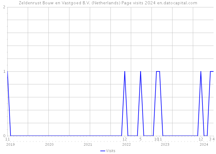 Zeldenrust Bouw en Vastgoed B.V. (Netherlands) Page visits 2024 