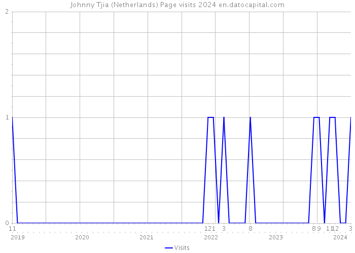 Johnny Tjia (Netherlands) Page visits 2024 
