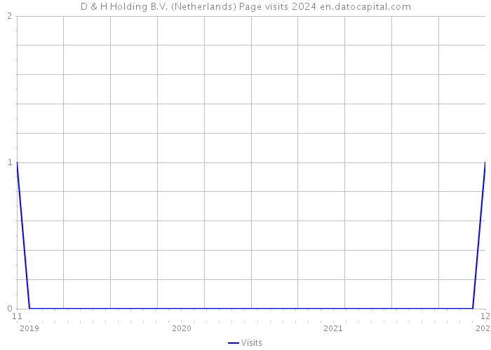 D & H Holding B.V. (Netherlands) Page visits 2024 
