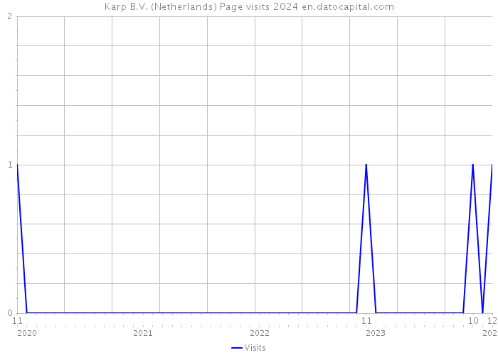 Karp B.V. (Netherlands) Page visits 2024 