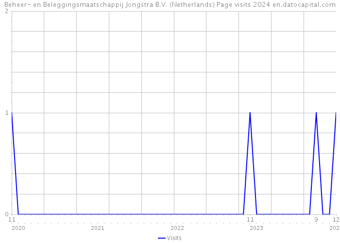 Beheer- en Beleggingsmaatschappij Jongstra B.V. (Netherlands) Page visits 2024 