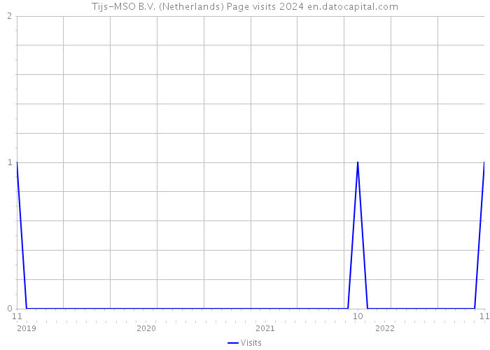 Tijs-MSO B.V. (Netherlands) Page visits 2024 