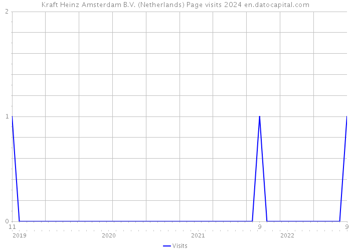 Kraft Heinz Amsterdam B.V. (Netherlands) Page visits 2024 