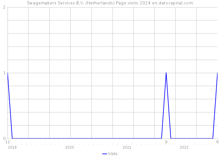 Swagemakers Services B.V. (Netherlands) Page visits 2024 