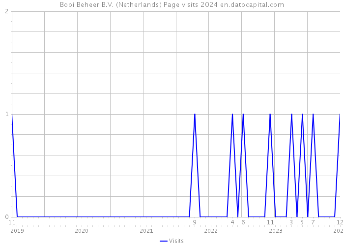 Booi Beheer B.V. (Netherlands) Page visits 2024 