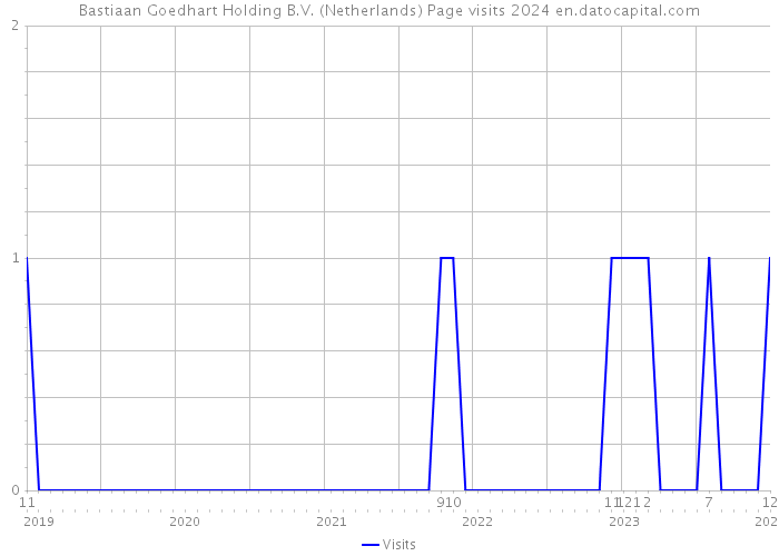 Bastiaan Goedhart Holding B.V. (Netherlands) Page visits 2024 