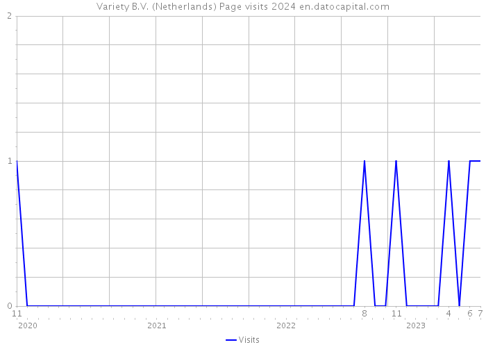 Variety B.V. (Netherlands) Page visits 2024 