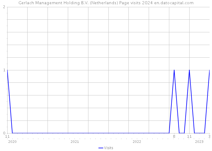 Gerlach Management Holding B.V. (Netherlands) Page visits 2024 