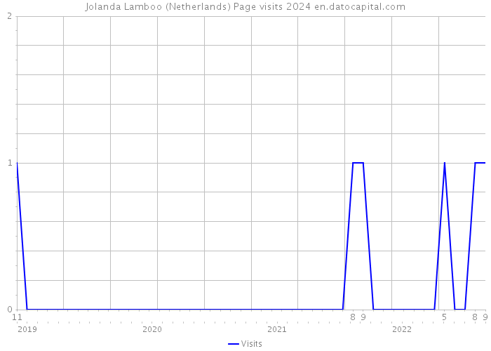 Jolanda Lamboo (Netherlands) Page visits 2024 