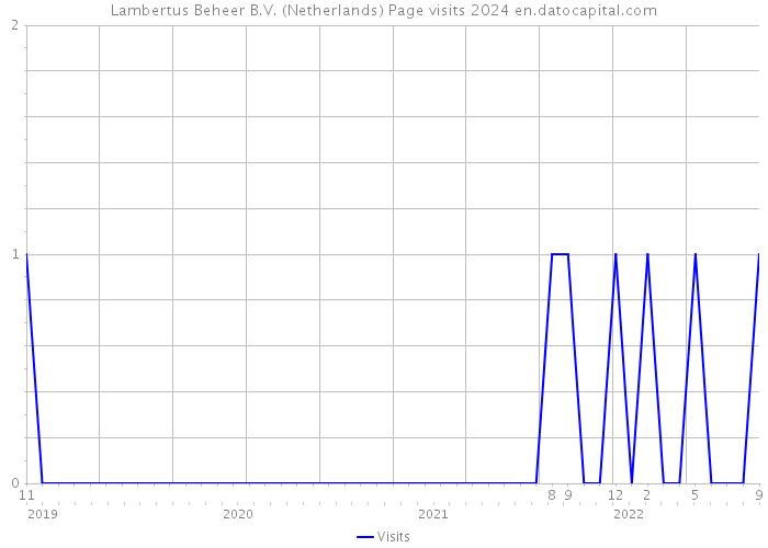 Lambertus Beheer B.V. (Netherlands) Page visits 2024 