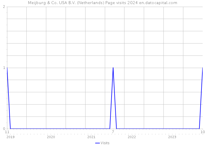 Meijburg & Co. USA B.V. (Netherlands) Page visits 2024 